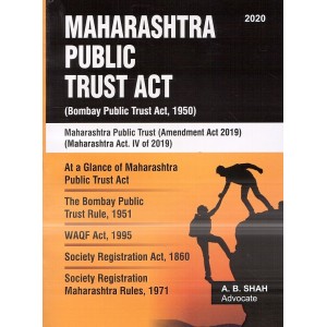Aarti & Co.'s Maharashtra Public Trust Act, 1950 by Adv. A. B. Shah | Bombay Public Trust Act [MPT/BPT]